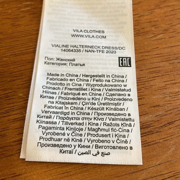 Vila Womens Size 40 (US 8) High Halter Neck Asymmetrical Ruffle Hem Floral Dress - Picture 9 of 14